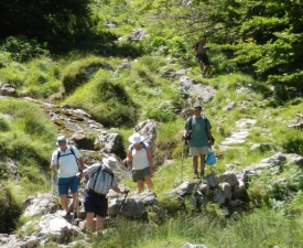 Tough descent Urkiola